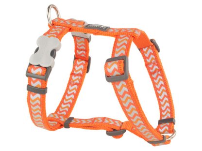 Dog Harness 12 mm x 30-44 cm – Refl. Ziggy Orange