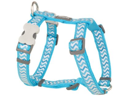 Dog Harness 12 mm x 30-44 cm– Refl.Ziggy Turquoise