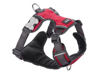 Padded Dog Harness L - 56-80 cm – Red