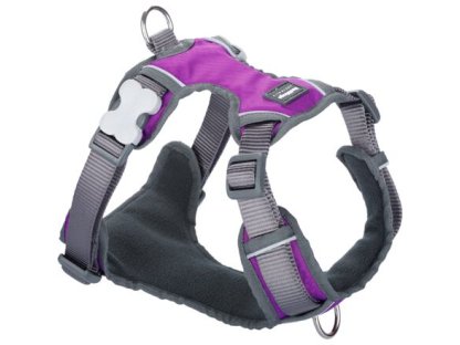 Padded Dog Harness L - 56-80 cm – Purple