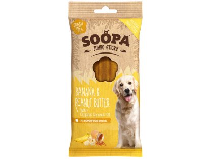 Soopa Dental Sticks Jumbo Banana & Peanut Butter 170 g