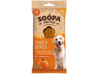 Soopa Dental Sticks Jumbo Carrot & Pumpkin 170 g
