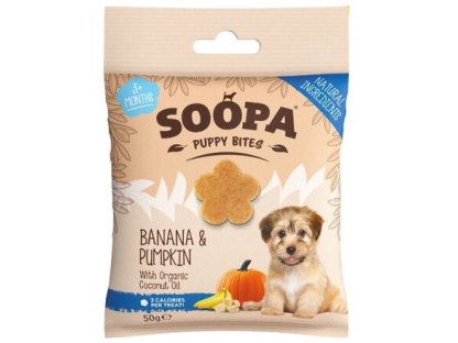 Soopa Healthy Bites Puppy s banánem a dýní 50 g