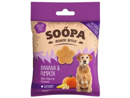 Soopa Healthy Bites Senior s banánem, dýní a lněným semínkem 50 g