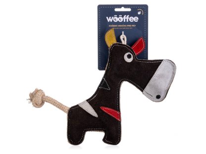Wooffee kožená hračka Oslík