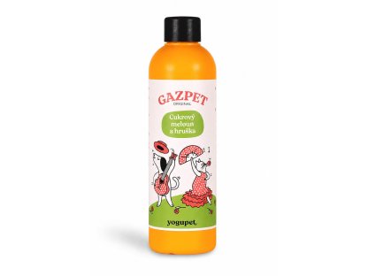 Yogupet Gazpet jogurtový nápoj s cukrovým melounem a hruškou 250 ml