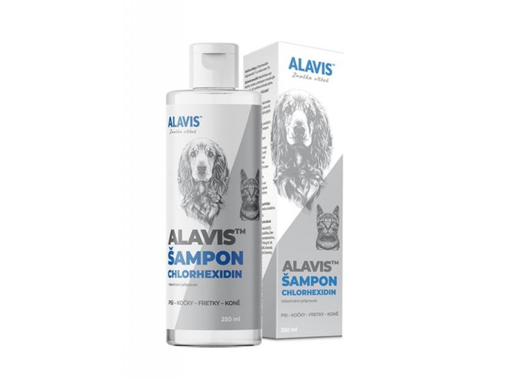 ALAVIS Šampón chlorhexidin 250 ml