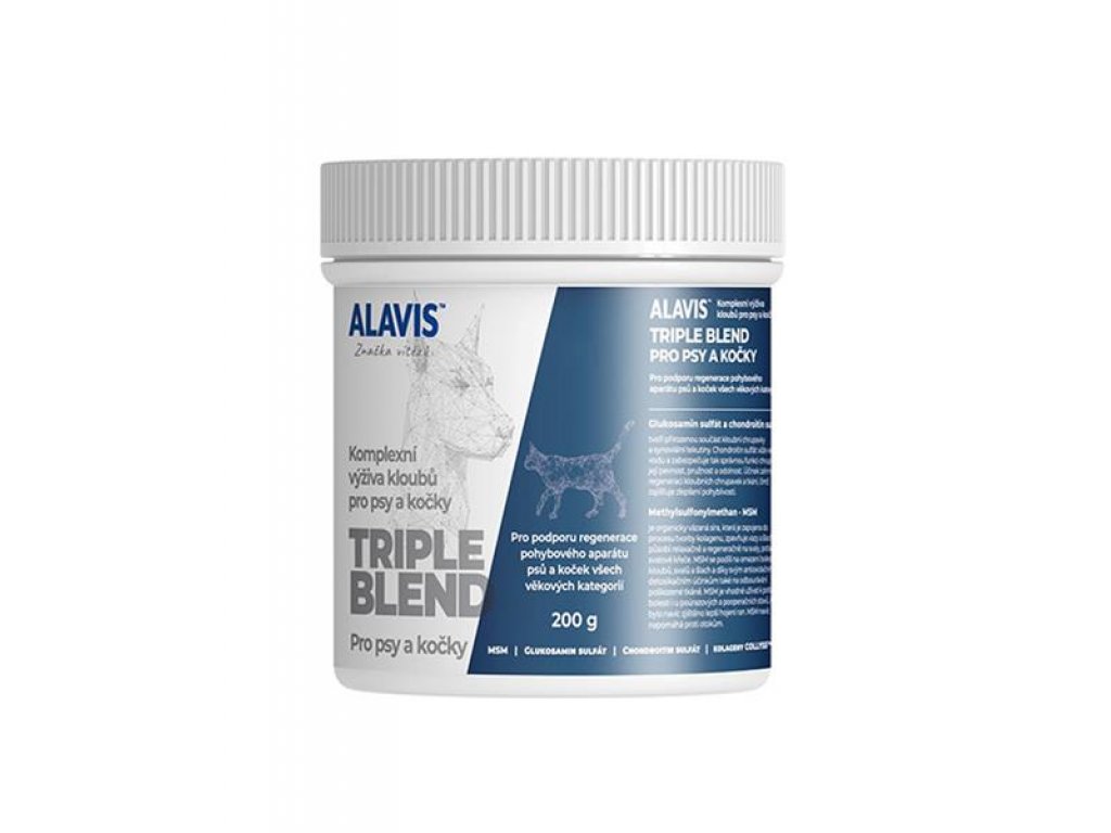 ALAVIS Triple Blend pre psy a mačky plv. 200 g