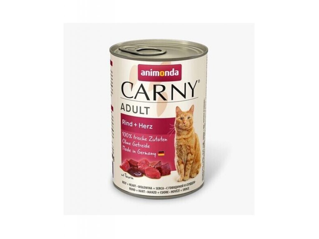 Animonda CARNY® cat Adult hovädzie a srdiečka 400g