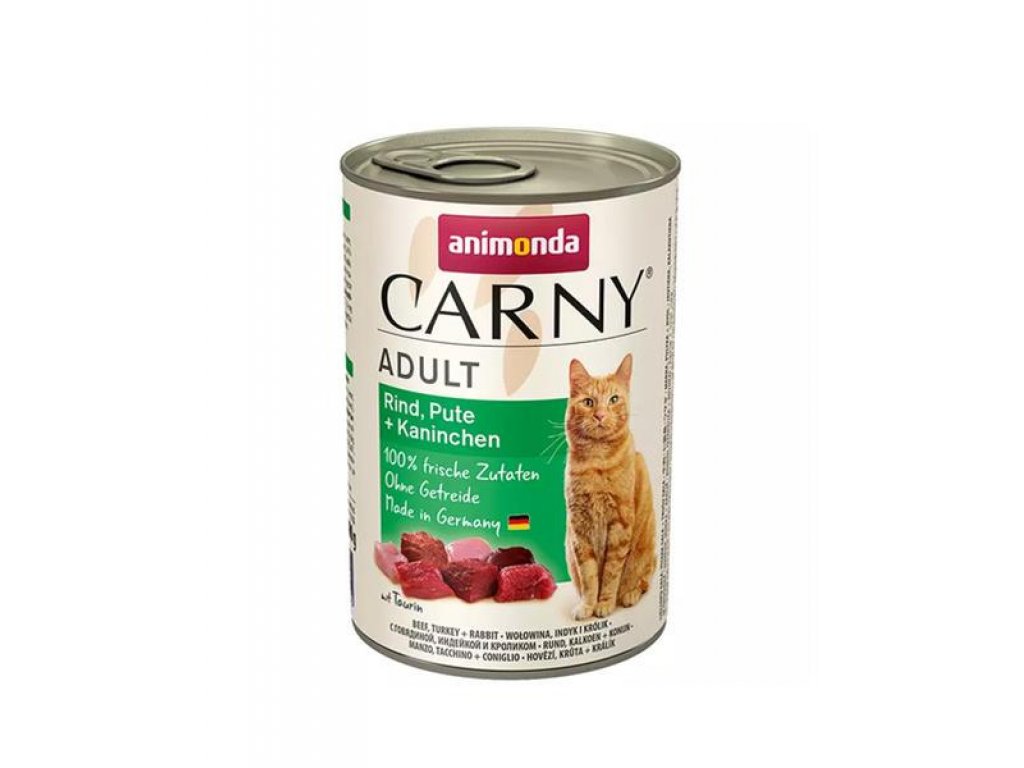 Animonda CARNY® cat Adult hovädzie,morka a králik 400g