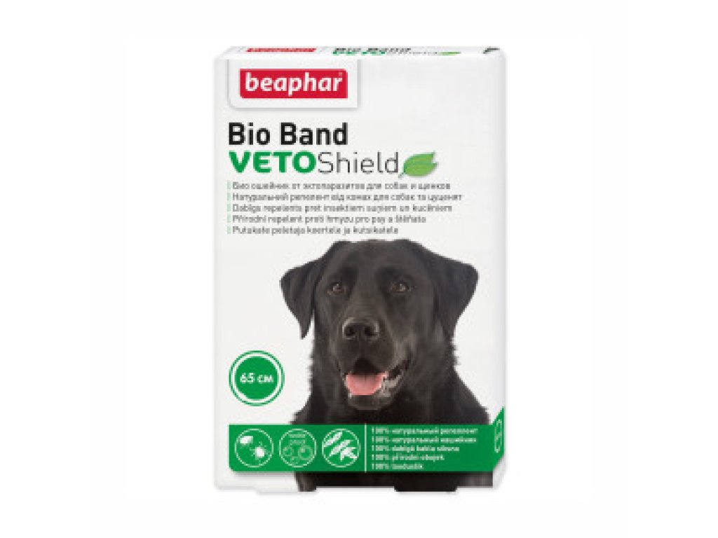 Beaphar repelentný obojok Bio Band Veto Shield, 65 cm
