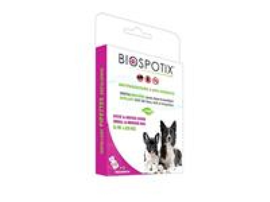 BIOGANCE Biospotix Dog spot-on S-M s repelentným účinkom 5 x 1 ml (do 20 kg)