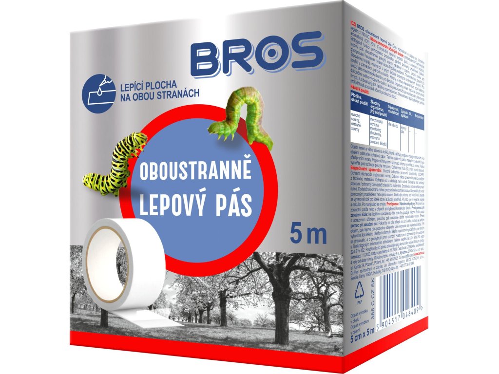 Bros obojstranné lepové pásy na stromy