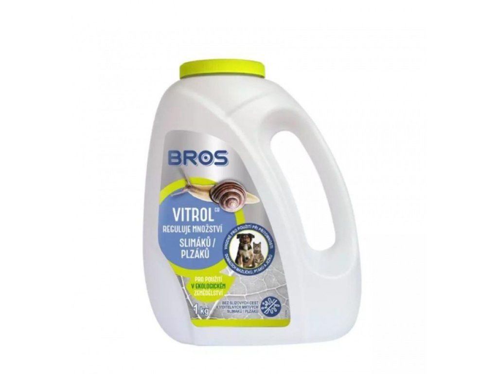BROS Vitrol modré granule proti slimákom 1kg