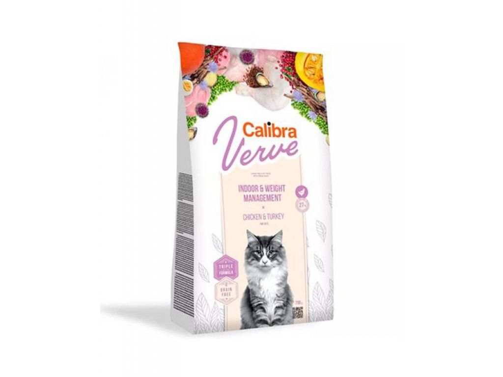 Calibra Cat Verve GF Indoor&Weight Chicken 3,5 kg