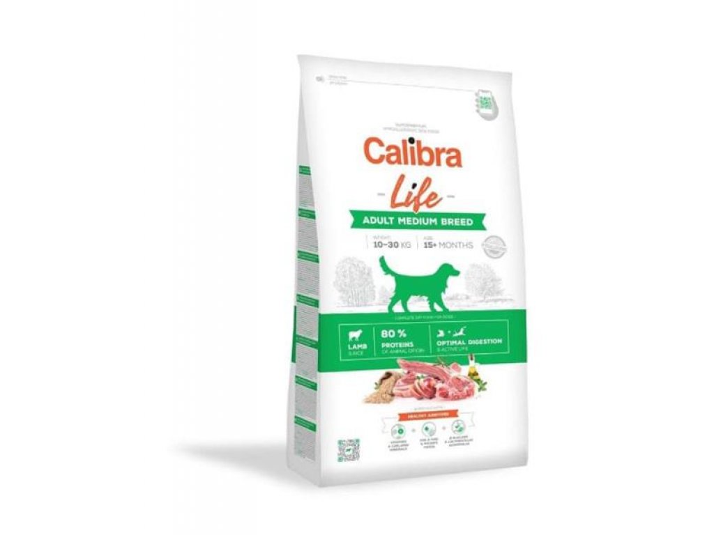 Calibra Dog Life Adult Medium Breed Lamb 