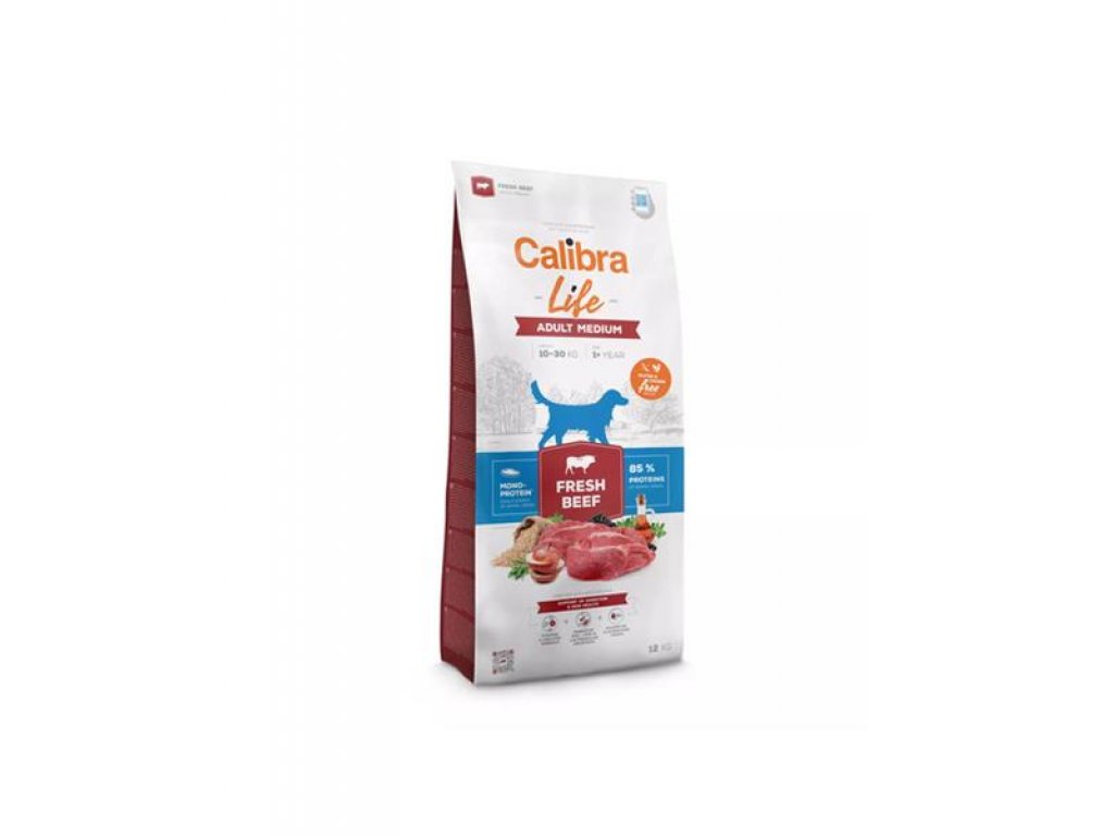 Calibra Dog Life Adult Medium Fresh Beef 