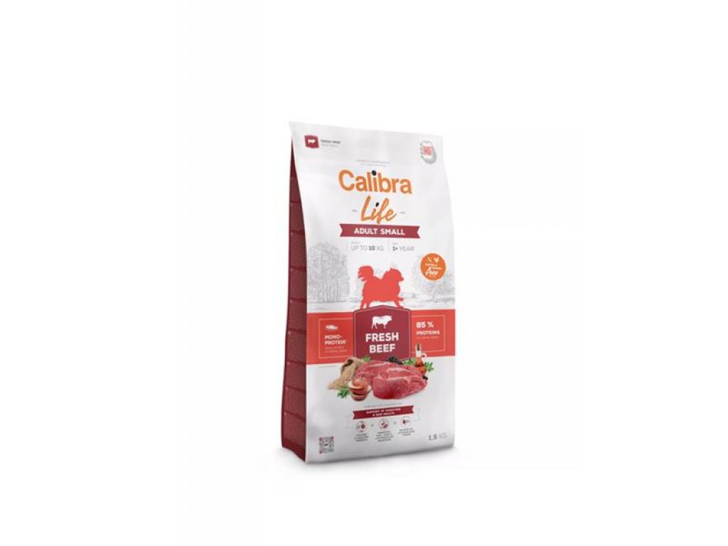 Calibra Dog Life Adult Small Fresh Beef 