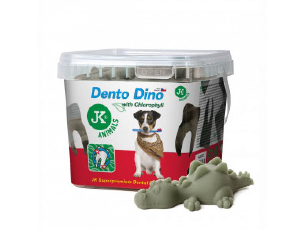 Dento Dino with Chlorophyll, dentálna maškrta s chlorofylom pre psov, 460 g