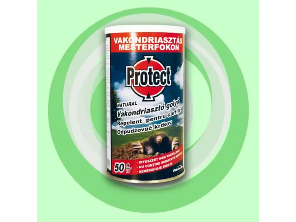 Guličky proti krtkom, PROTECT NATURAL, balenie 50ks