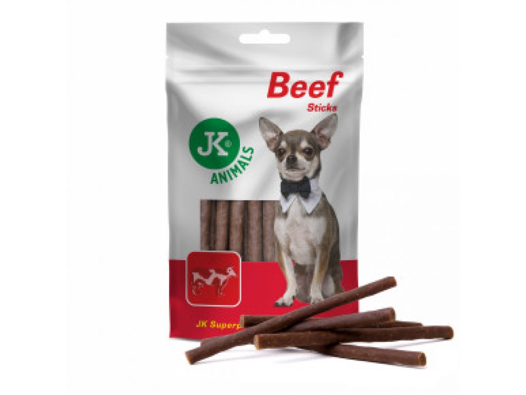 Hovädzie tyčinky, mäsová maškrta, 80 g (Beef Sticks Meat Snack)