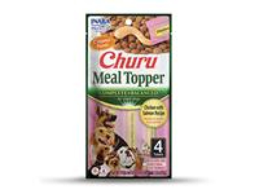 Inaba Churu Meal Topper dog Kura s lososom 4 tuby 56 g