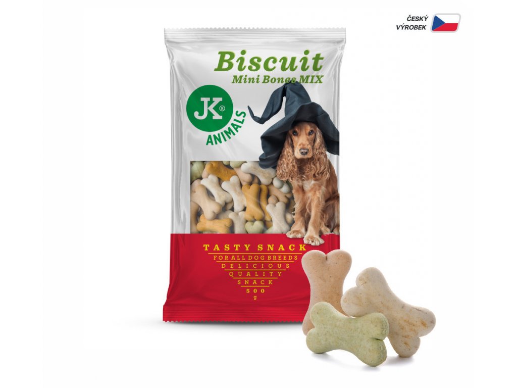 JK Biscuit - Mini Bone Mix - Tasty Snack 500g