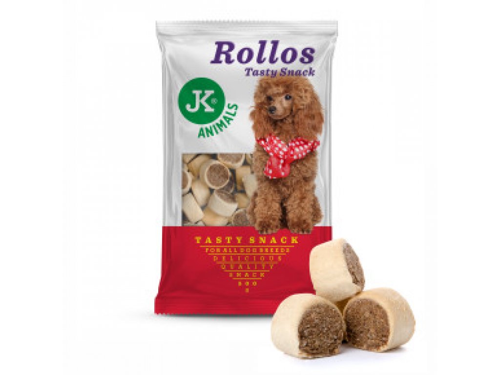 JK Biscuit - Rollos morkový - Tasty Snack 500g