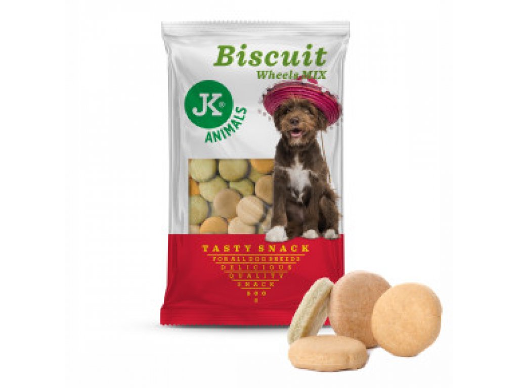 JK Biscuit - Wheel Mix - Tasty Snack 500 g