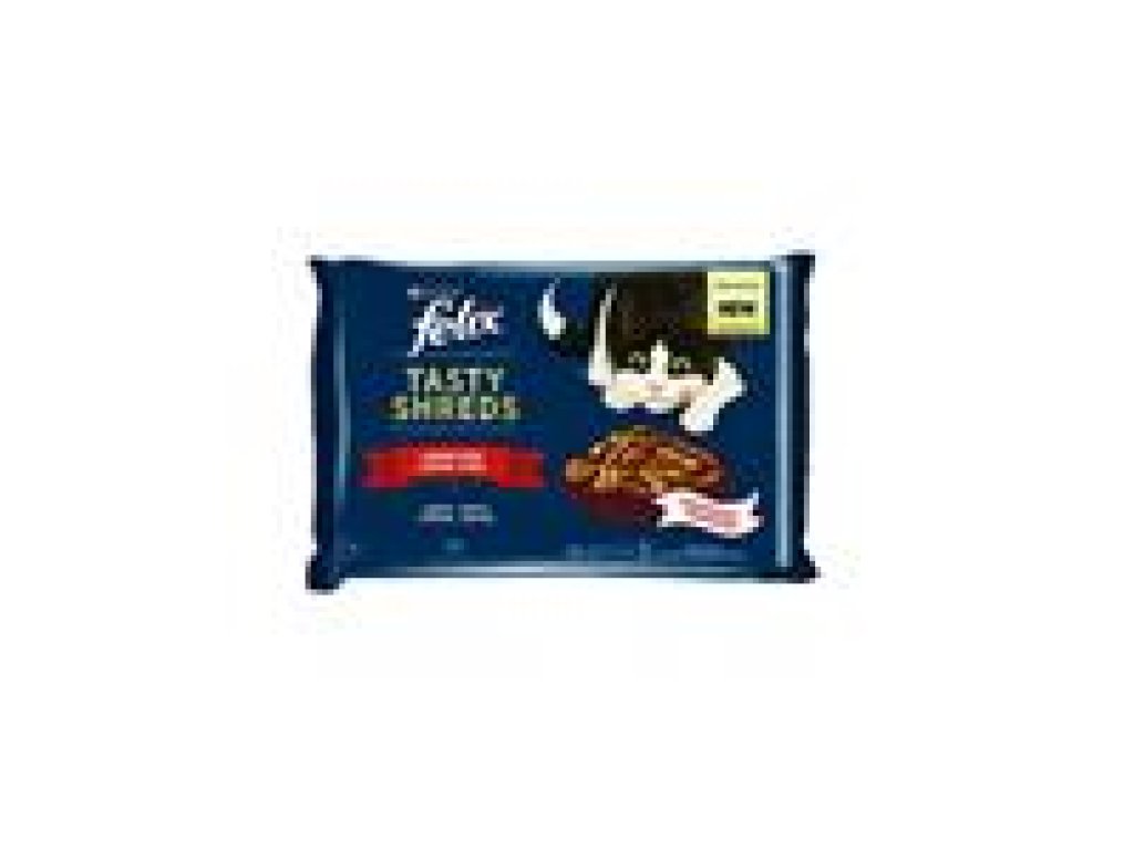 Nestlé FELIX Tasty shreds cat Multipack hovädzie&kura v šťave kapsička 4x80 g