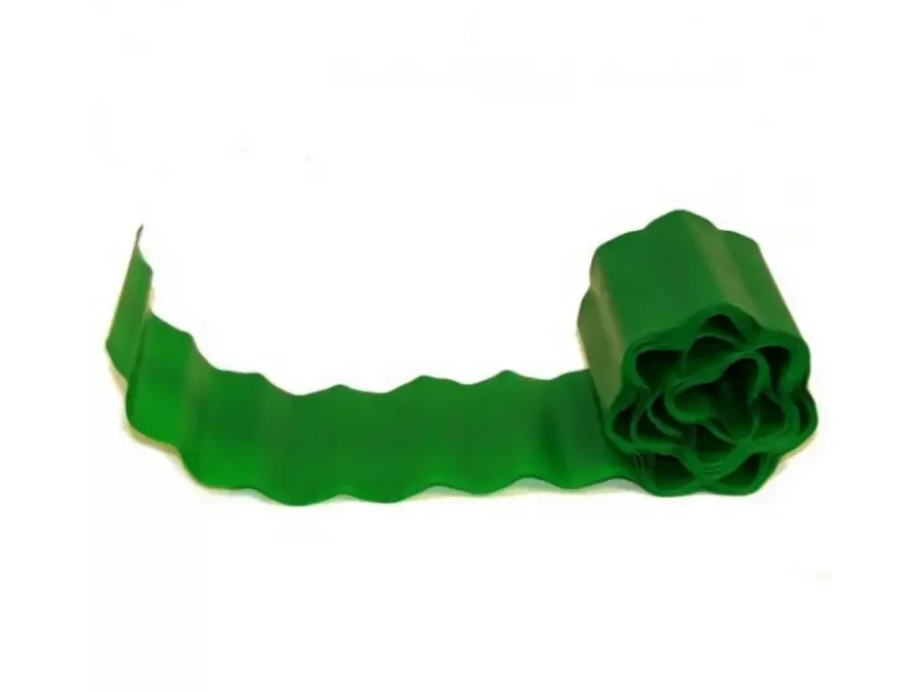 Ohrada trávnika VLNA 10cm/9m zelená