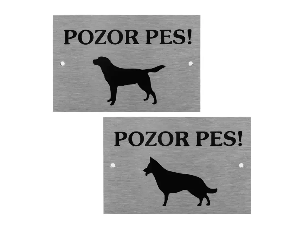 Označenie/ tabuľka "Pozor pes!"