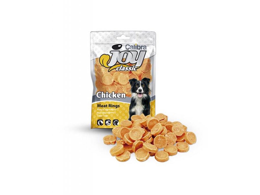 Pamlsok CALIBRA Joy DOG Classic Chicken rings