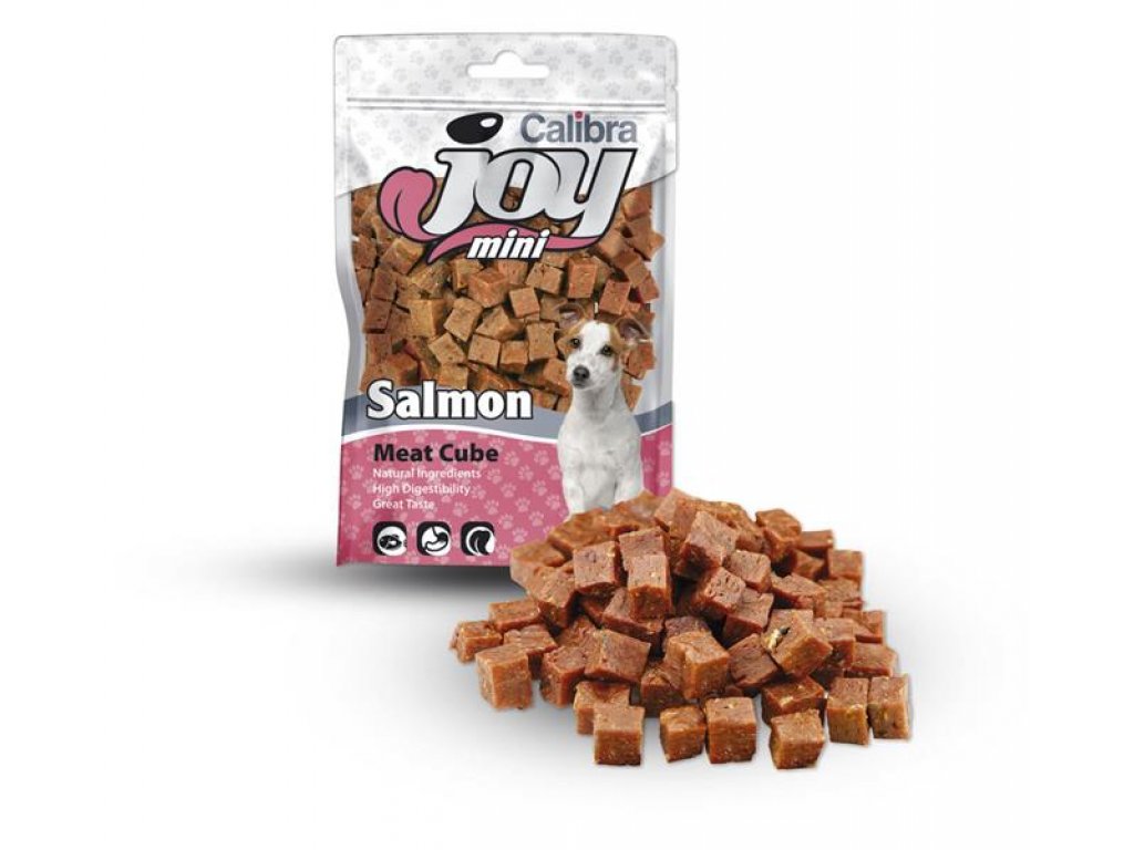 Pamlsok CALIBRA Joy DOG Mini Salmon Cube