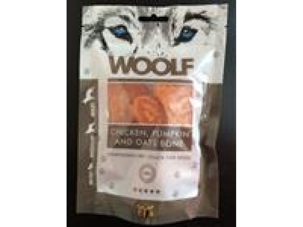Pamlsok Woolf Dog Chicken & Pumpkin & Oats Bone 100 g