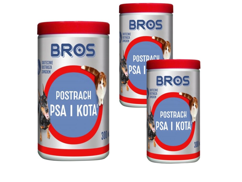 PSA A MAČKY STRACH Repelent Bros 300ml x 3 ks