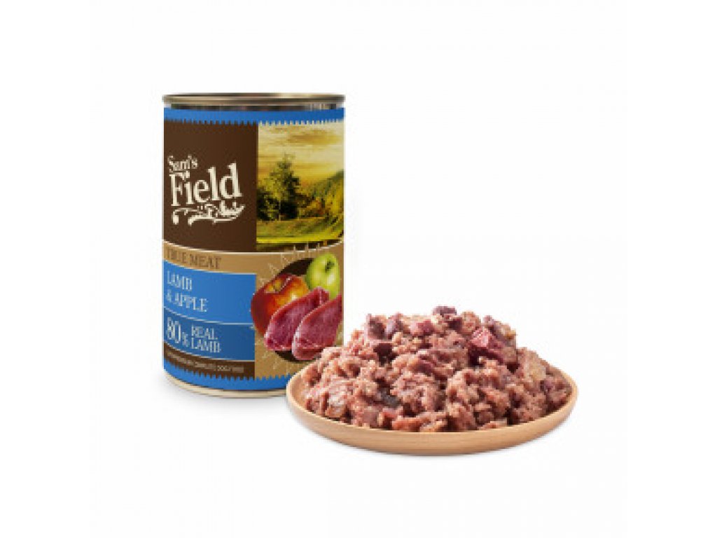 Sam's Field True Lamb Meat & Apple, superprémiová konzerva, 400 g (Sams Field)