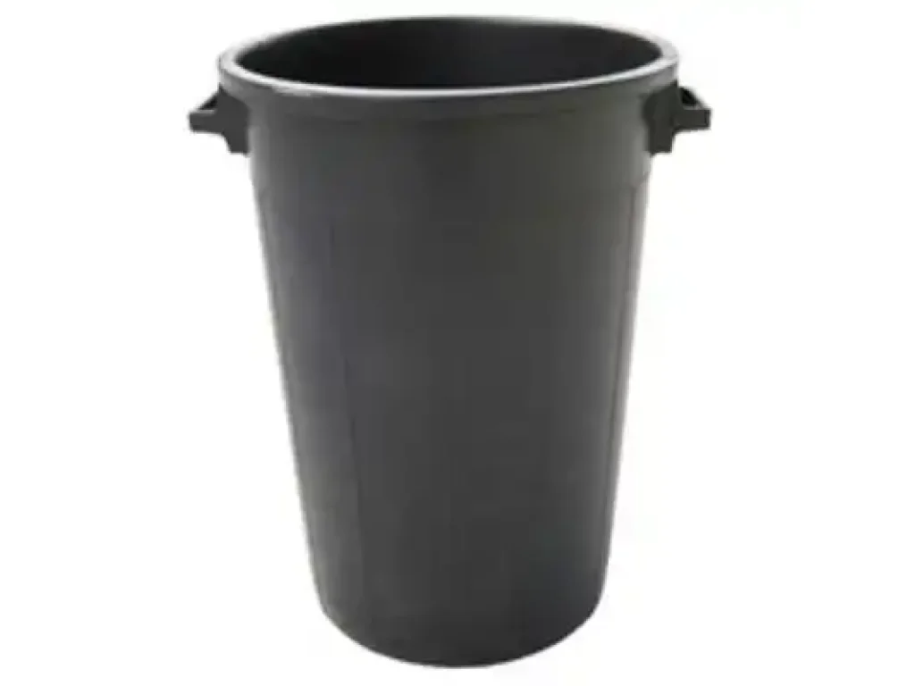 Sud bez veka, plastový, objem 50l, čierny