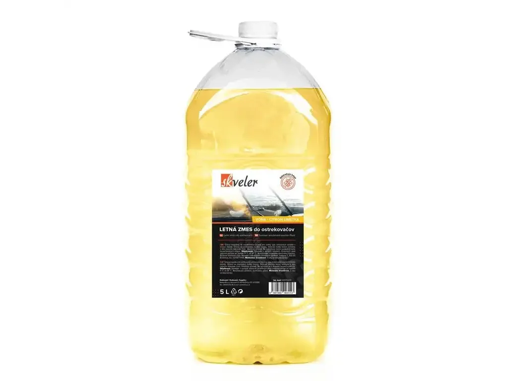 Zmes letná SKVELER, objem 5L, PET do ostrekovačov vôňa citrón/limetka