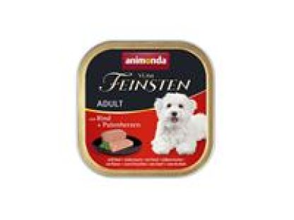 Animonda Vom Feinsten dog ADULT hovädzie a morčacie srdiečka 150g