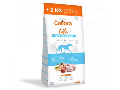 Calibra Dog Life Adult Large Breed Chicken 12 + 2 kg