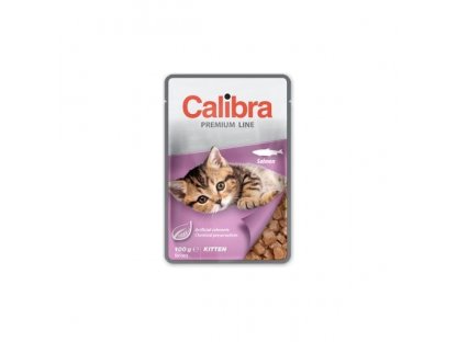 Calibra KAPSIČKA Premium cat Kitten Losos v omáčke 100g