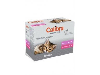 Calibra KAPSIČKA Premium cat Kitten Multipack 12 x 100 g