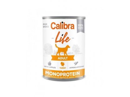 Calibra KONZERVA dog Adult Life Turkey & Apple