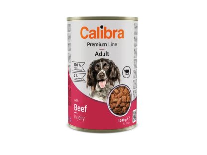 Calibra KONZERVA dog Adult Premium Hovädzie 1240 g