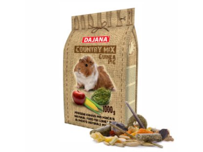 Dajana - COUNTRY MIX, Guinea Pig 1 000 g, krmivo pre morčatá