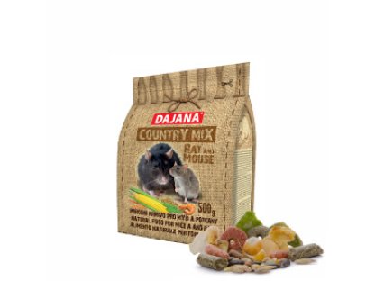 Dajana - COUNTRY MIX, Rat & Mouse 500 g, krmivo pre potkany a myši