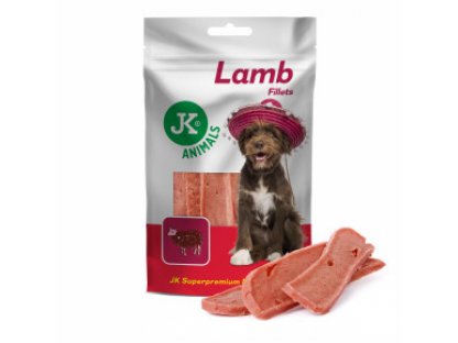 Jahňacie mäsové filety, mäsová maškrta, 80 g (Lamb Fillets Meat Snack)