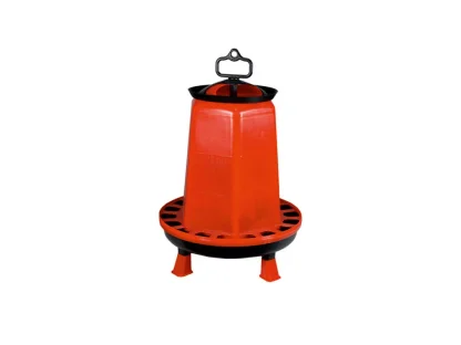 Kŕmny automat pre hydinu 10kg, uško + nohy, červeno/čierny
