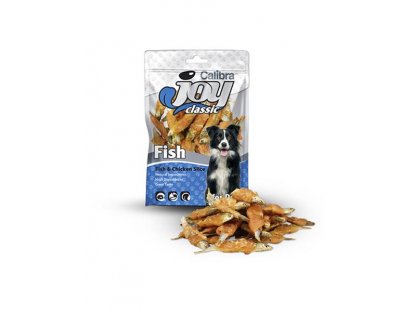 Pamlsok CALIBRA Joy DOG Classic Fish & Chicken Slice